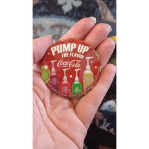 Coca-Cola Pump Up The Flavor Raspberry Cherry Lime Vanilla Pin Badge
